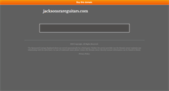 Desktop Screenshot of jacksonsrareguitars.com